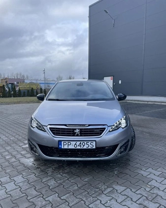 Peugeot 308 cena 43500 przebieg: 139000, rok produkcji 2015 z Piła małe 326